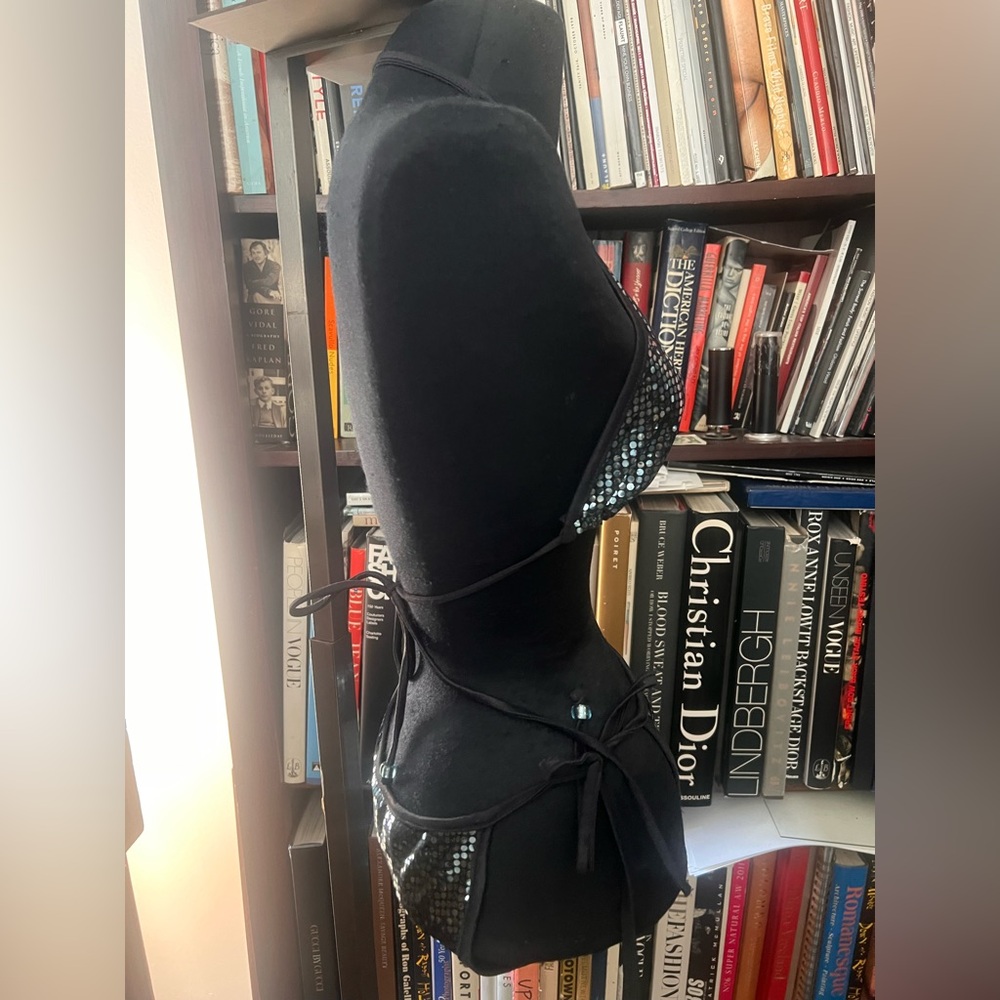 Sparkling Silver Sequin Bikini - image 2